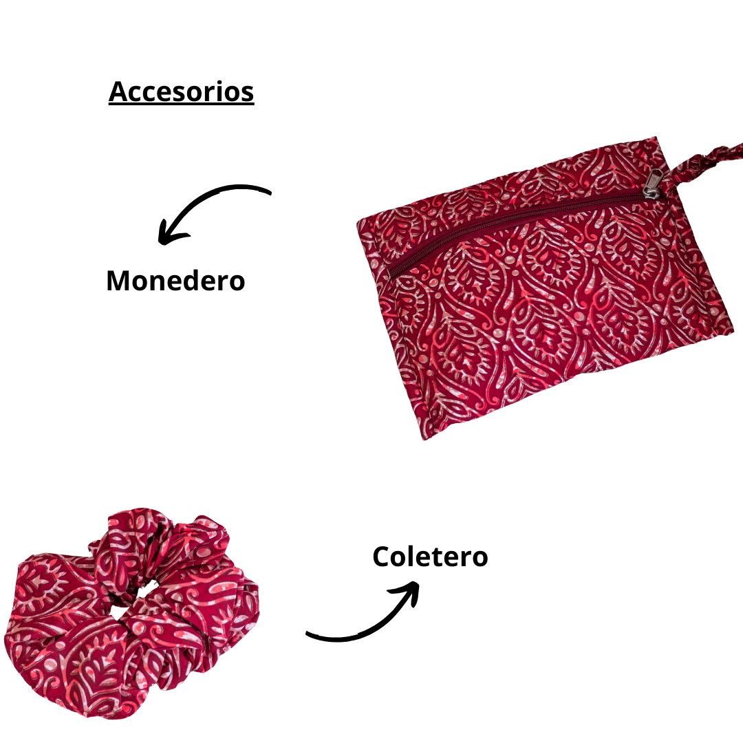 Bolso Thailaa Rojo Primaveral