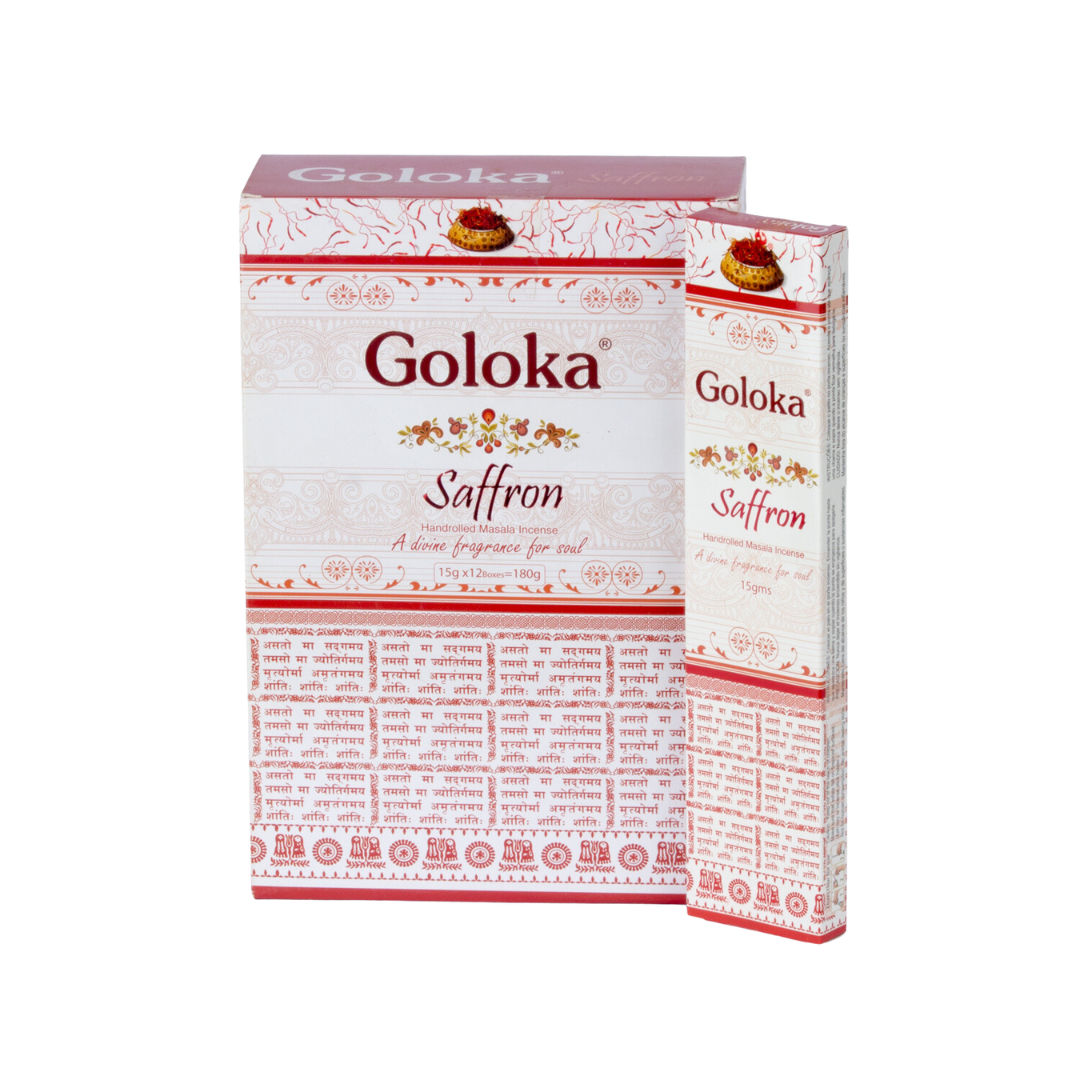 Incienso Natural Premium Saffron - Goloka