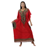 Vestido Kaftan Elina Rojo