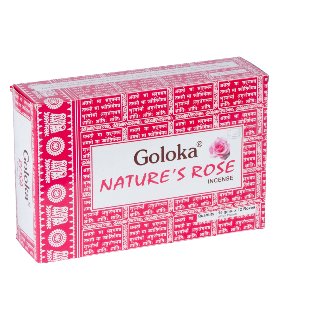 Incienso Natural Nature's Rose - Goloka