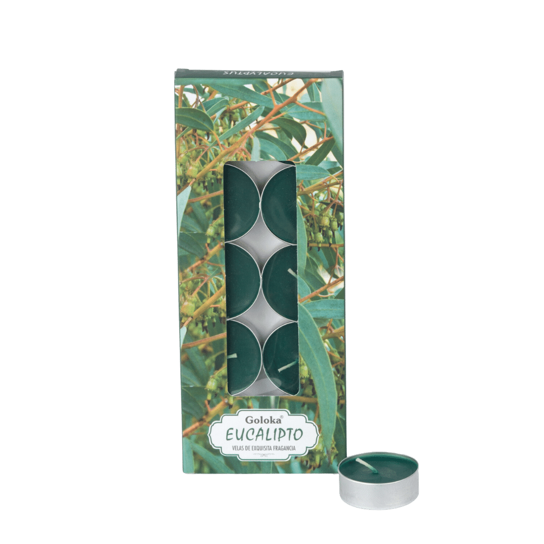 Vela Aromática Eucalyptus Tealight - Goloka