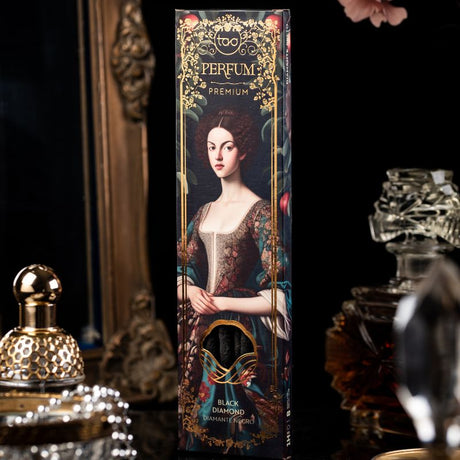 Varilla Sahumerio Tao Perfum Premium Diamante Negro - Sagrada Madre