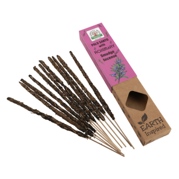 Incienso Natural Palo Santo con Romero - Namaste India