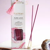 Set incienso Natural Crystal Energy - Amor Puro - Song Of India