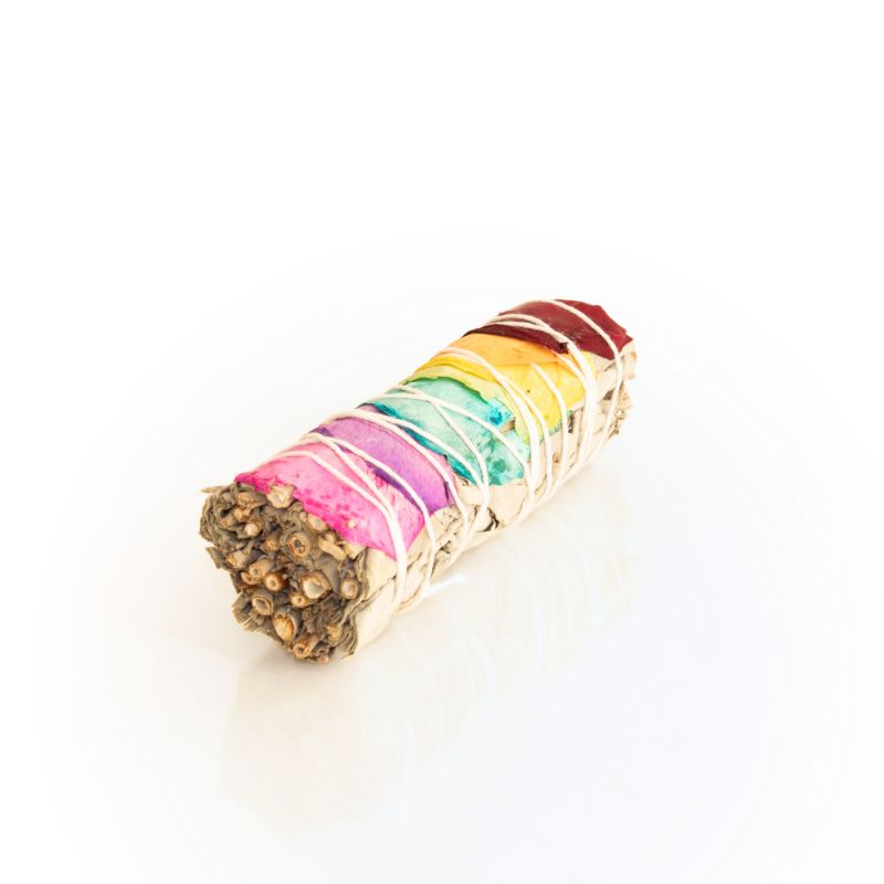 Sahúmo de Salvia Blanca con Pétalos 7 Chakras