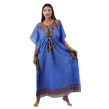 Vestido Kaftan Elina Azul