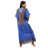 Vestido Kaftan Elina Azul