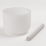 Cuenco Tibetano Cuarzo 8 Pulgadas Nota RE