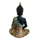 Buda Siddharta Black Shiny Meditando