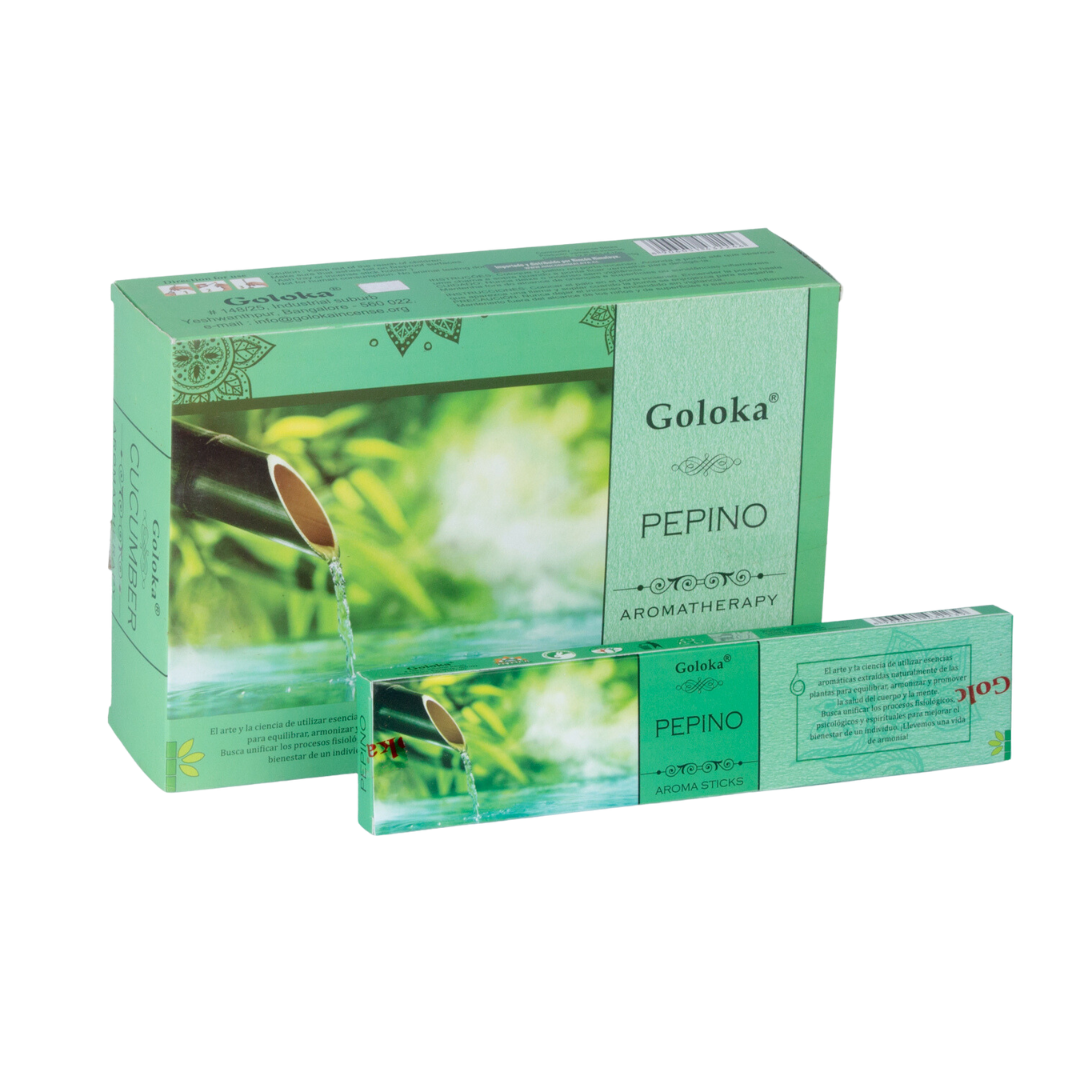 Incienso Natural Pepino Aromaterapia - Goloka