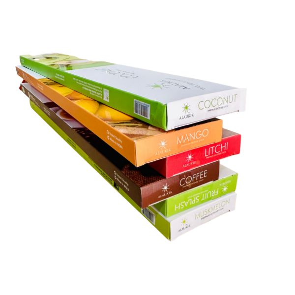 Pack 6 Inciensos Naturales Jardin - Alaukik Jumbo