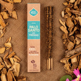 Sahumerio Palo Santo con Fresias