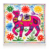 Funda de Cojín Camello Rosado