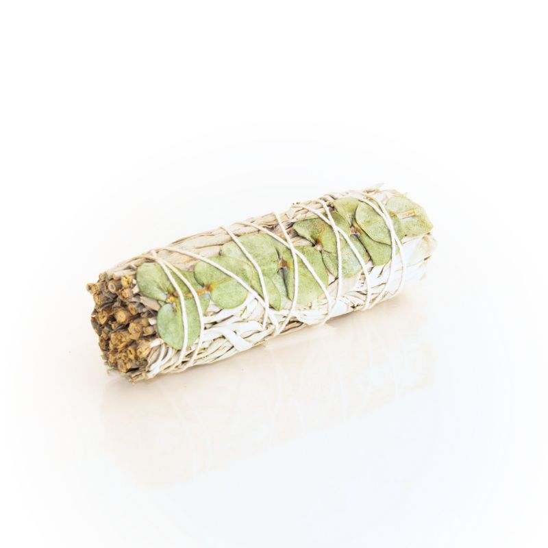 Sahúmo de Salvia Blanca con Eucalipto