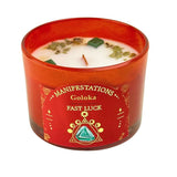 Vela Nag Champa con Jade Verde - Suerte Rápida