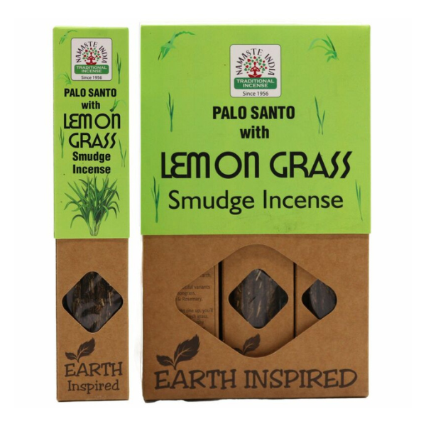 Incienso Natural Palo Santo con Lemongrass- Namaste India