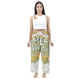 Pantalon Leya Amarillo y Verde