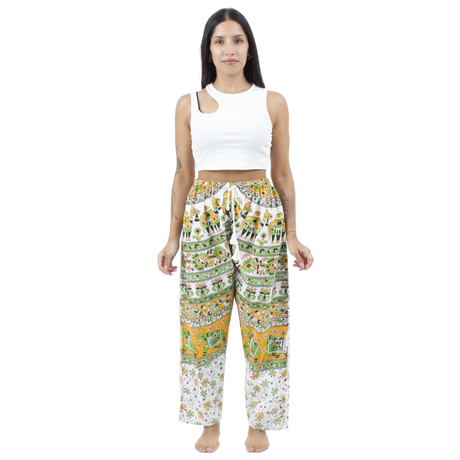 Pantalon Leya Amarillo y verde