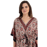 Blusa/Vestido Kaftan Shaila Rojo