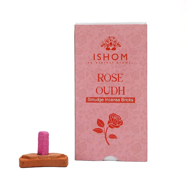 Ladrillos de Incienso Natural Oudh Rose - ISHOM