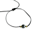 Pulsera de Hilo Ajustable con Piedra Preciosa