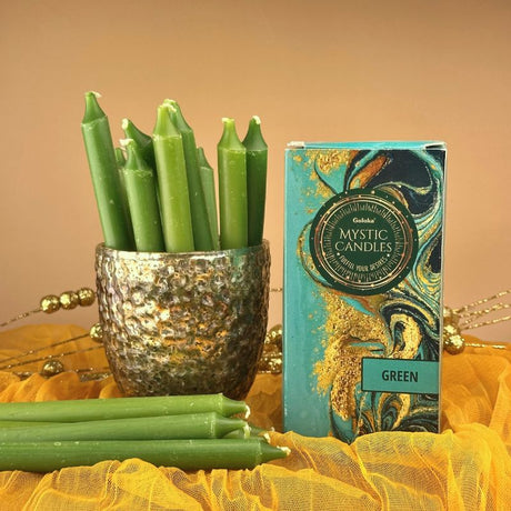 Pack Velas Místicas Verde - Goloka