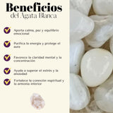 Pulsera Budda Charm Agata Blanco