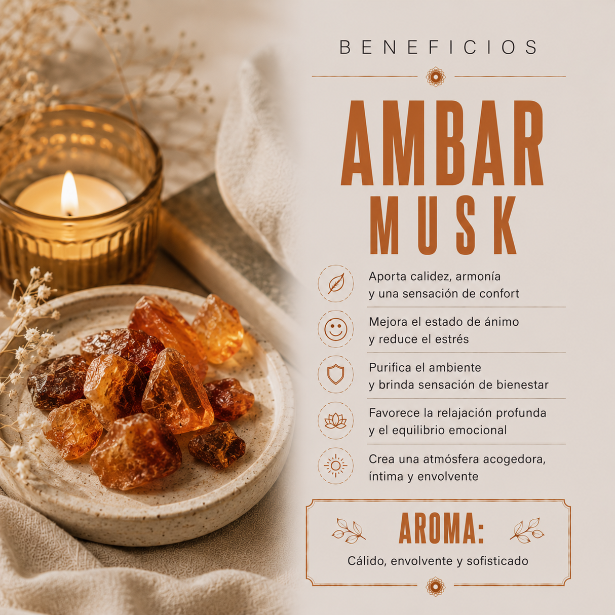 Aceite Aromático Ambar Musk