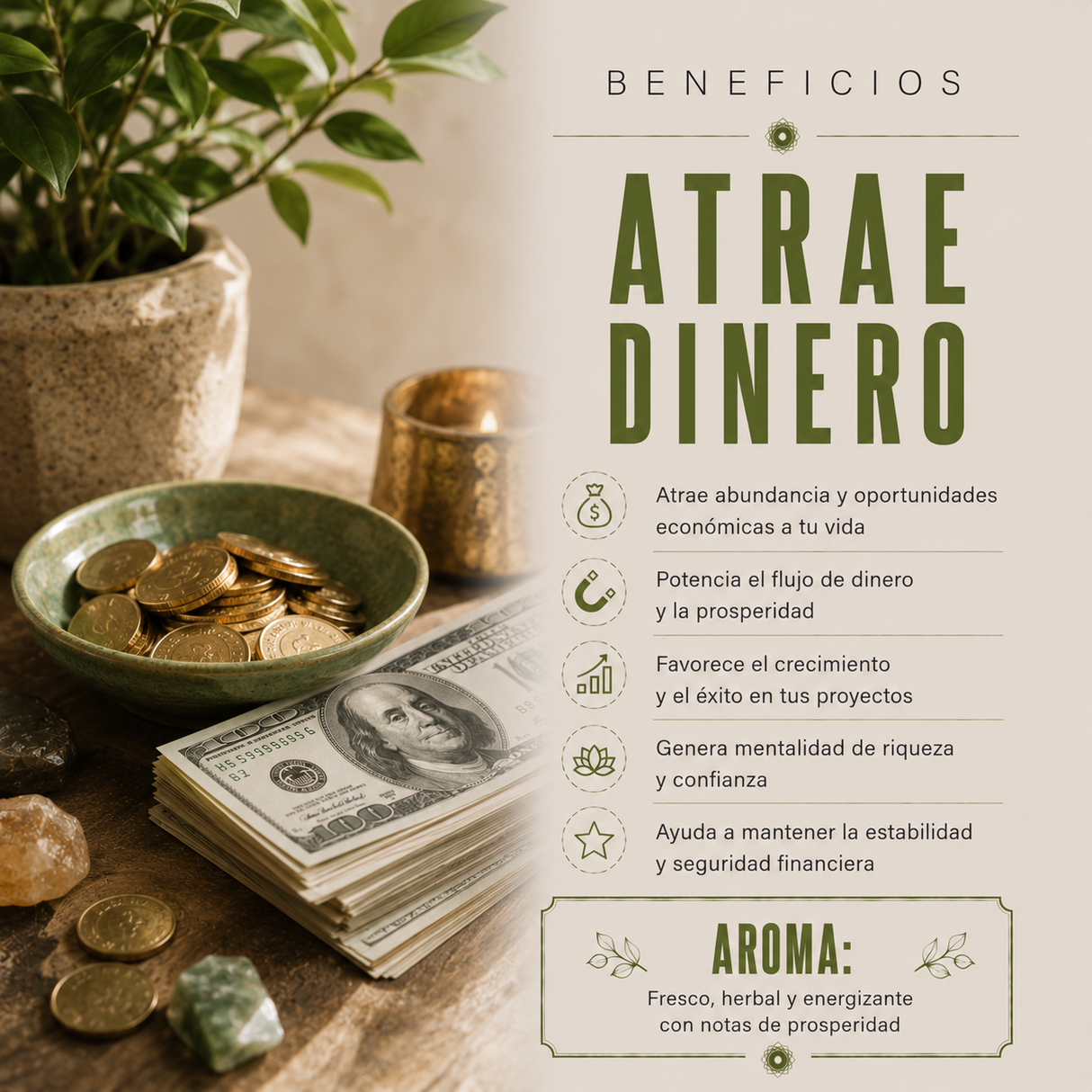 Incienso Fit Atrae Dinero