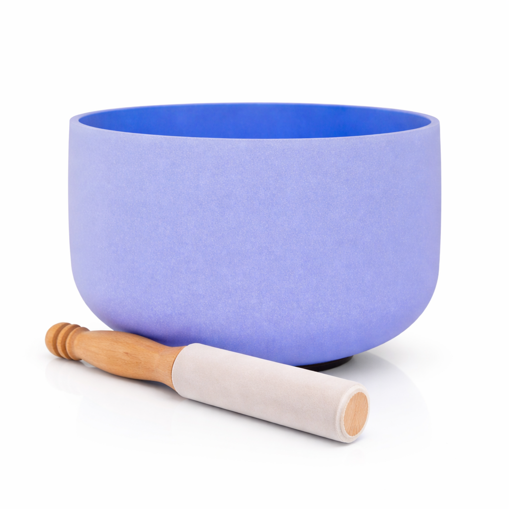 Cuenco Tibetano Cuarzo Azul 12 Pulgadas Nota SOL