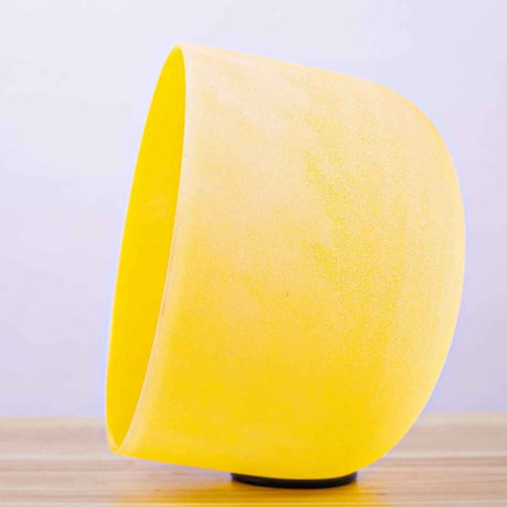 Cuenco Tibetano Cuarzo Amarillo 10 Pulgadas Nota MI