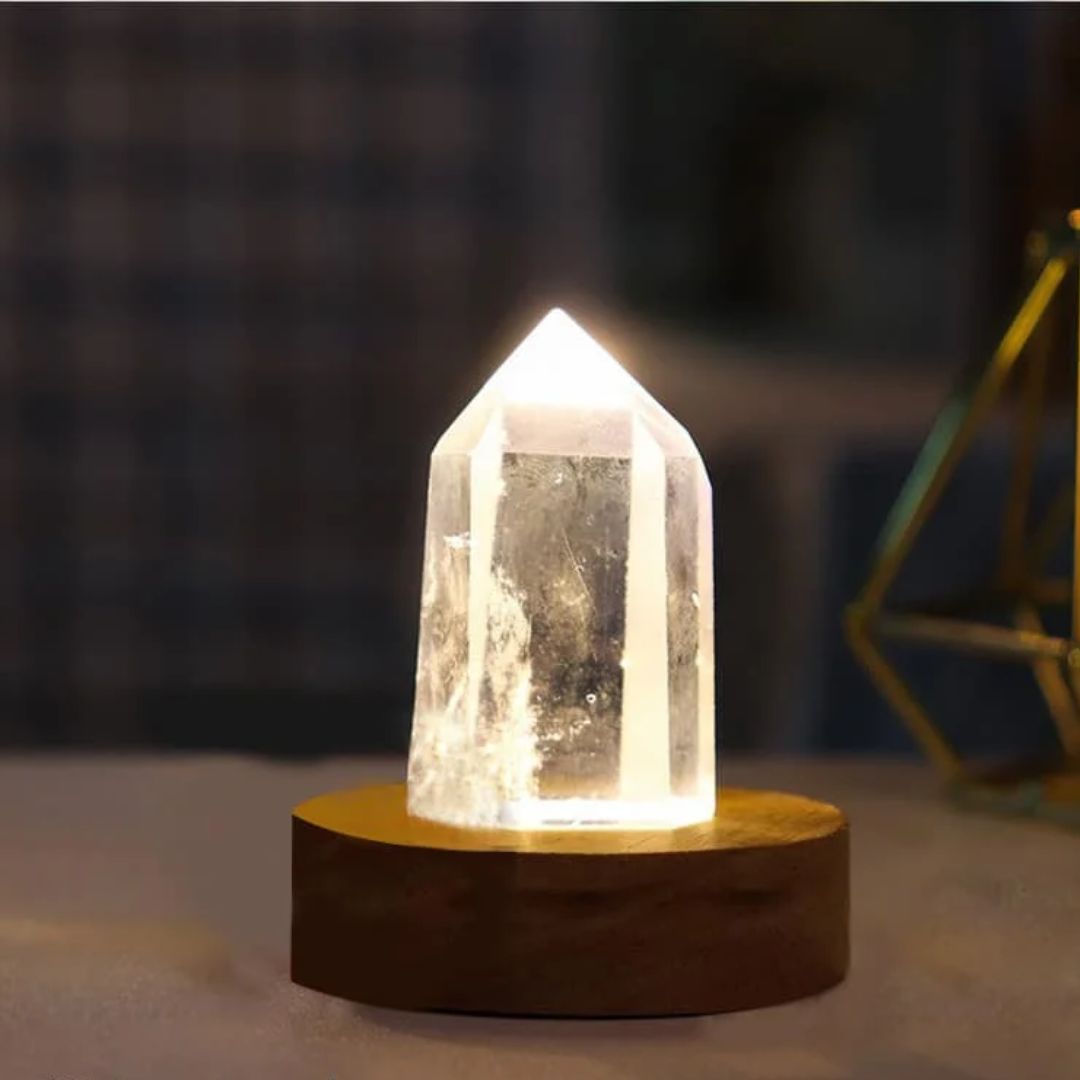 Lampara de Cuarzo Blanco USB