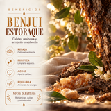 Sahumerio en Polvo Benjui y Estoraque