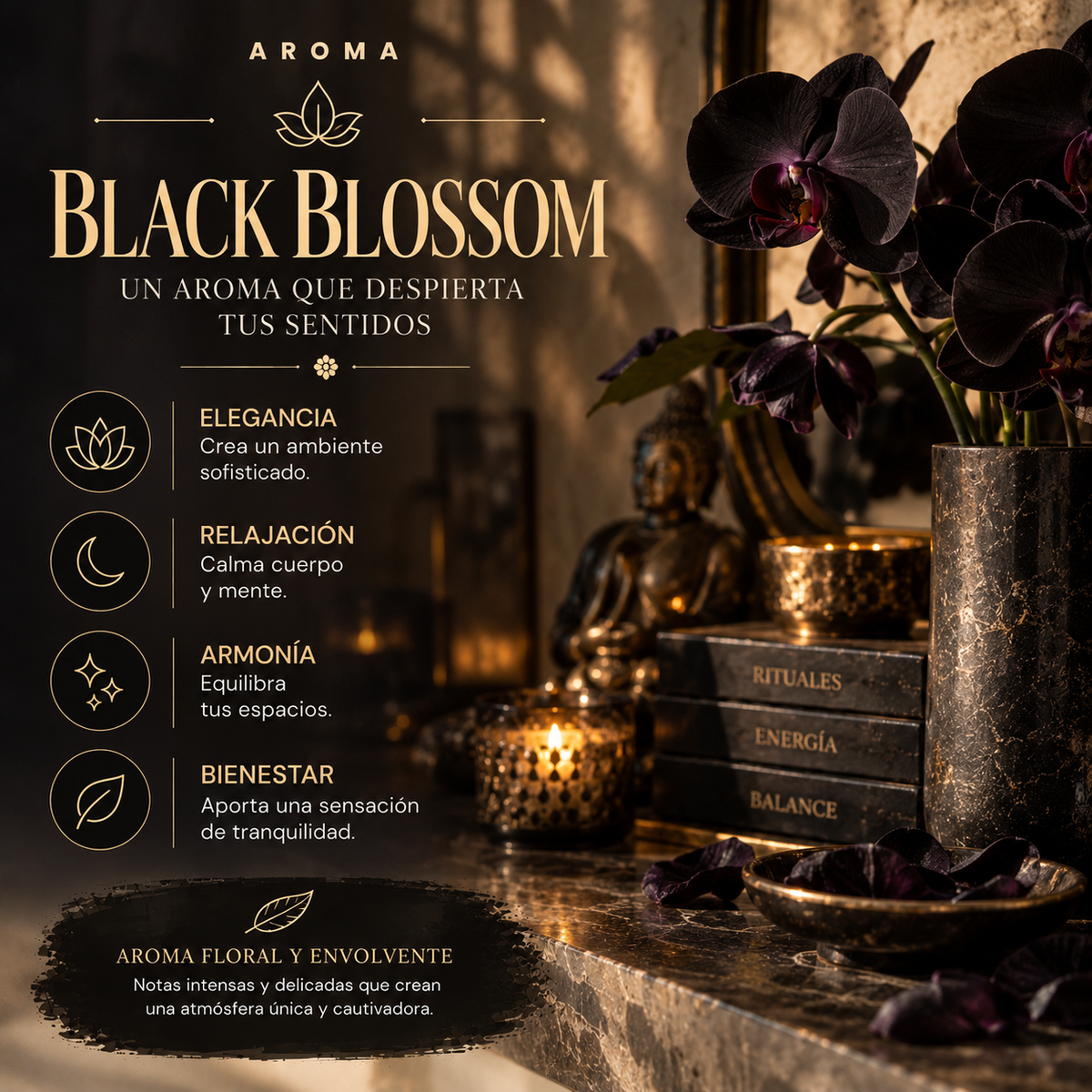 Incienso Black Blossom