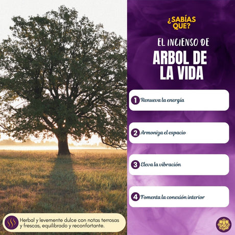 Incienso Natural Arbol de la Vida - Satya