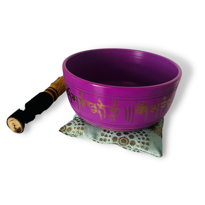 Box Cuenco Tibetano 14 cm - Morado