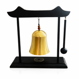 Campana Gong de Escritorio Negro