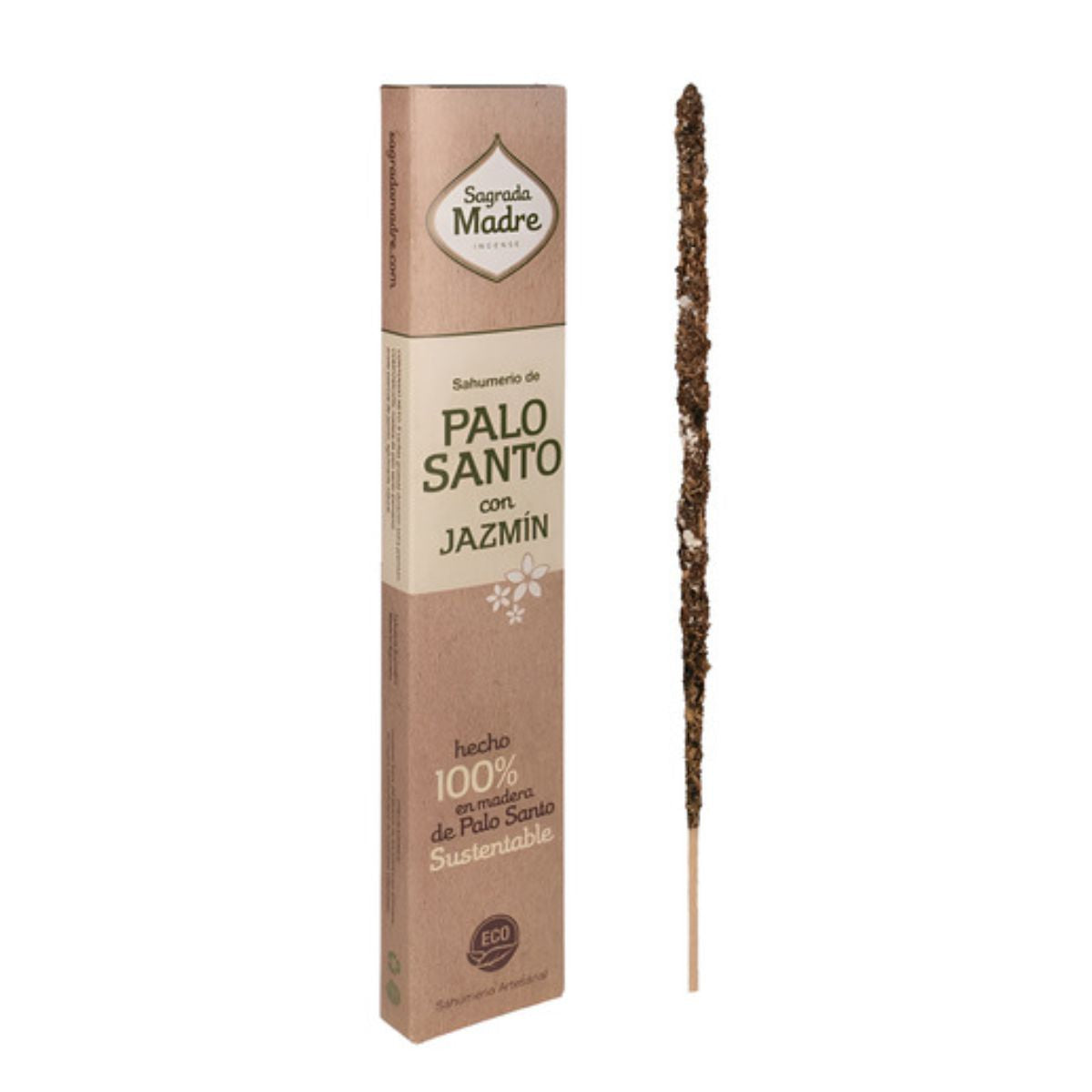 Varilla Sahumerio Palo Santo con Jazmin - Sagrada Madre