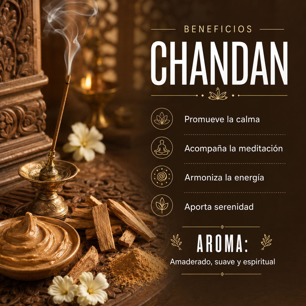 Incienso Chandan Wood