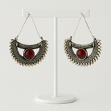 Aros Plateados Isis Granate