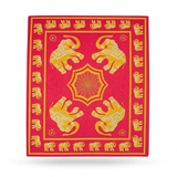 Cubrecama 2 plazas Elefante Yellow Pink