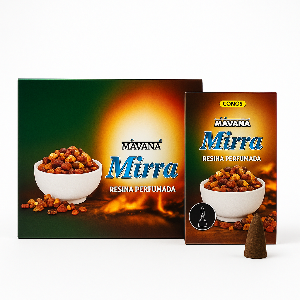 Incienso Cascada Mirra 120 Conos - Mavana