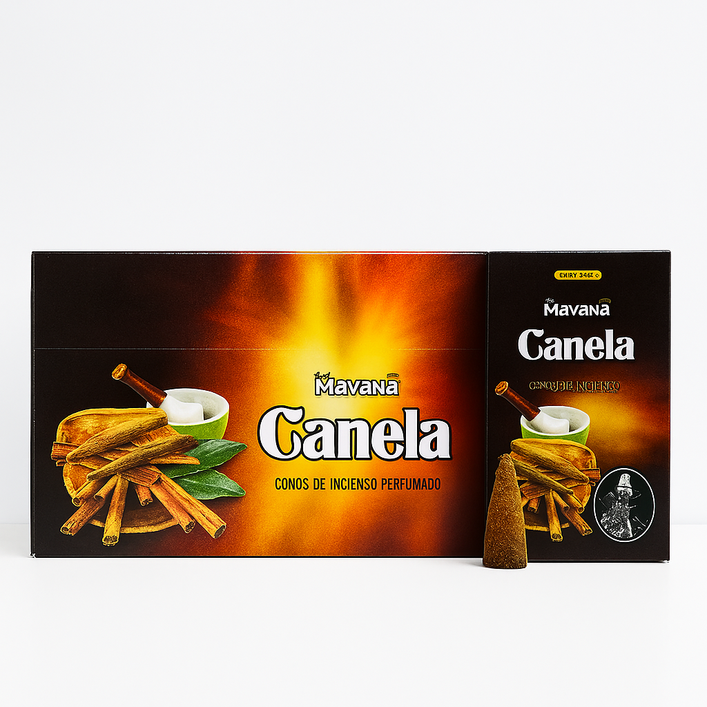 Incienso Cascada Canela 120 Conos - Mavana