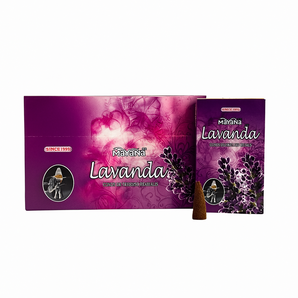 Incienso Cascada Lavanda 120 Conos - Mavana