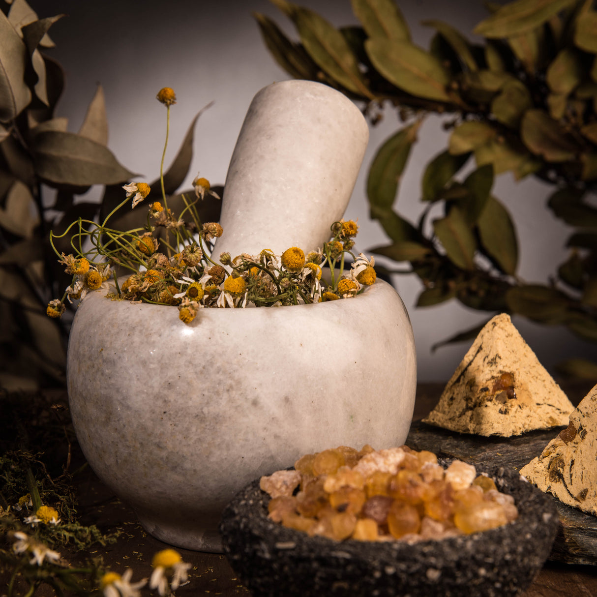 Pirámide Energética Manzanilla & Olibano