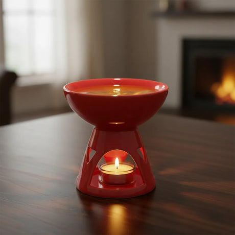 Difusor de Ceramica Rojo