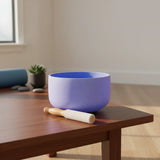 Cuenco Tibetano Cuarzo Azul 12 Pulgadas Nota SOL