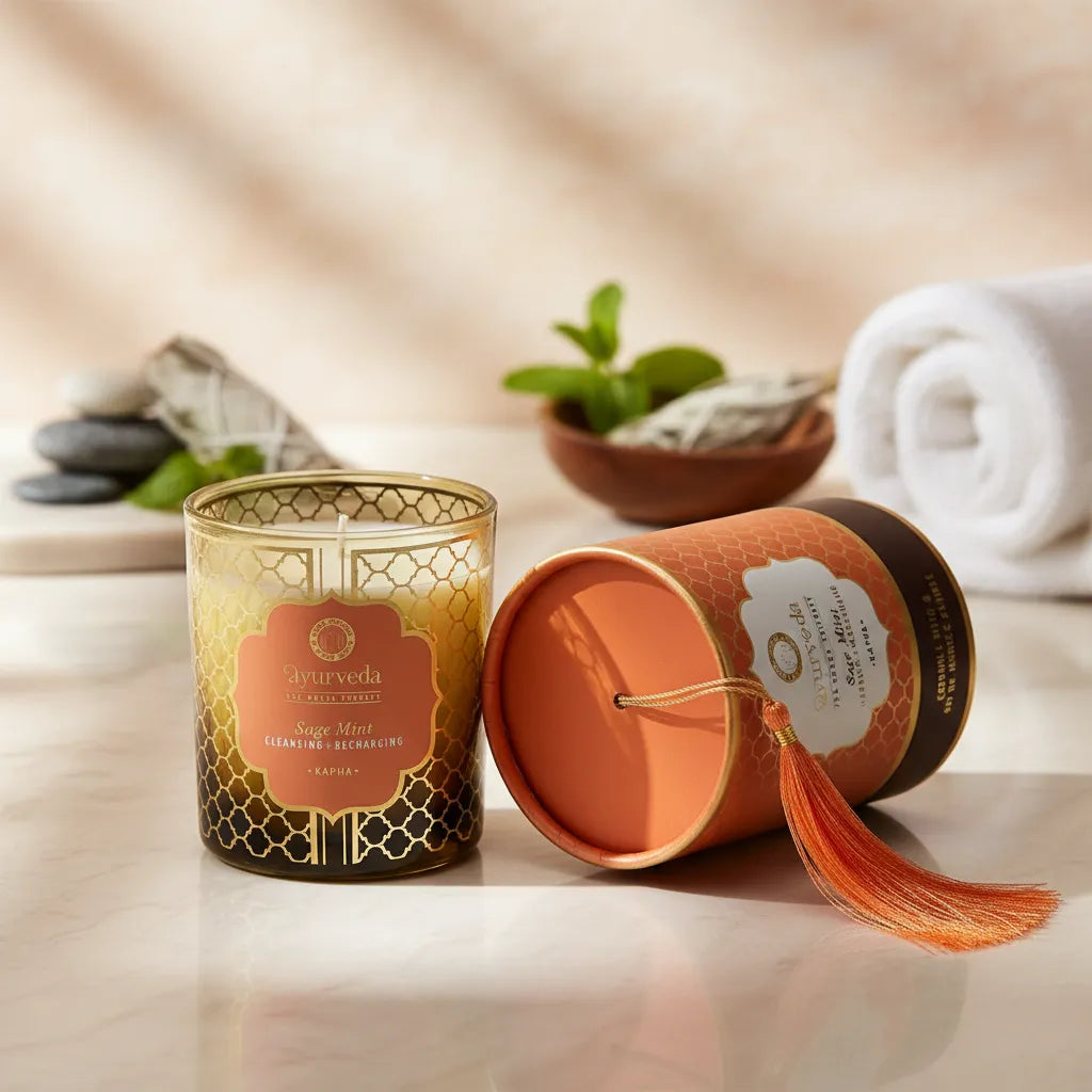 Vela Ayurveda Salvia Blanca y Menta