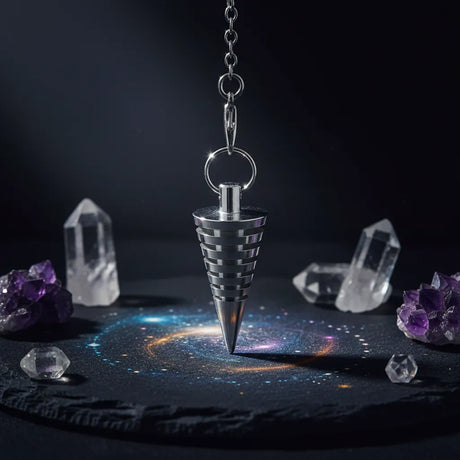 Péndulo Vórtice Plateado