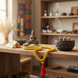 Japa Mala Madera Amarillo 8 mm
